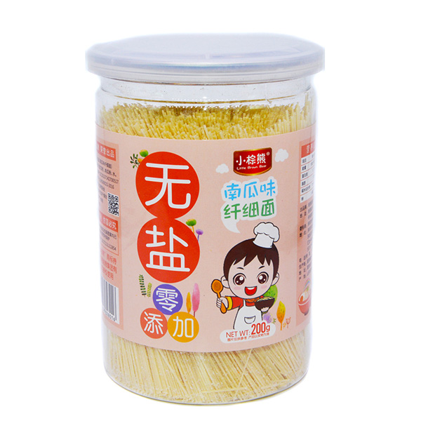 小棕熊無鹽纖細面南瓜味