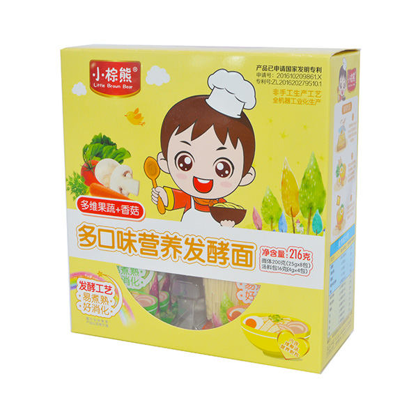 小棕熊多口味營養發酵面多維果蔬+香菇