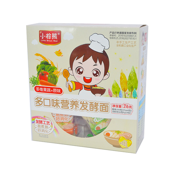 小棕熊多口味營養發酵面多維果蔬+原味