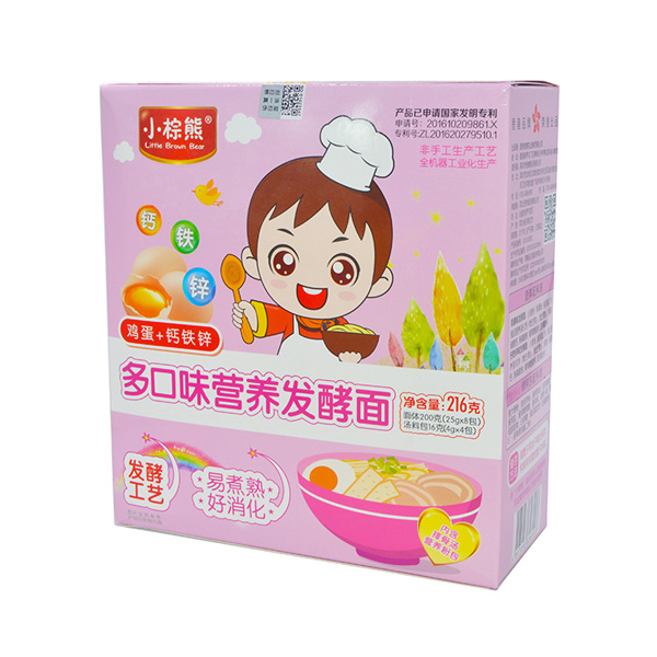 小棕熊多口味營養發酵面雞蛋+鈣鐵鋅