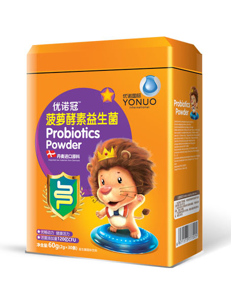 優諾冠菠蘿酵素益生菌凍干粉60g