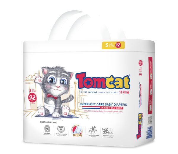 湯姆貓高效呵護嬰兒紙尿片S92