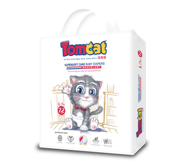 湯姆貓高效呵護嬰兒紙尿片L72
