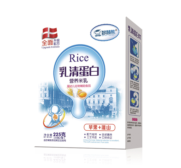智慧熊乳清蛋白營養米乳-蘋果淮山