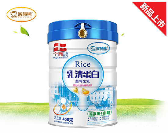 智慧熊獼猴桃+山楂乳清蛋白營養米乳聽裝