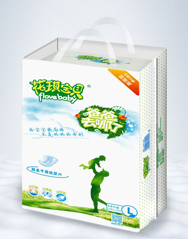花琪寶貝超柔干爽紙尿片L54