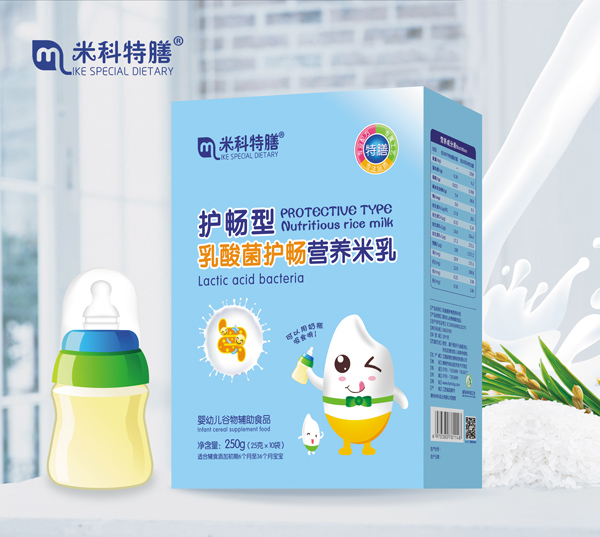 米科特膳護暢型乳酸菌護暢營養米乳-盒裝600