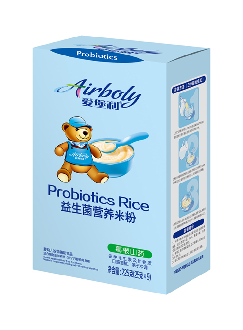愛堡利葛根山藥益生菌營養米粉盒裝