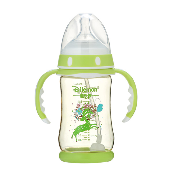 迪樂夢PPSU奶瓶240ml綠色