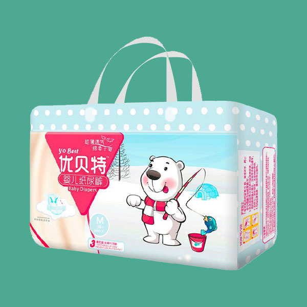 優貝特嬰兒紙尿褲M紅色