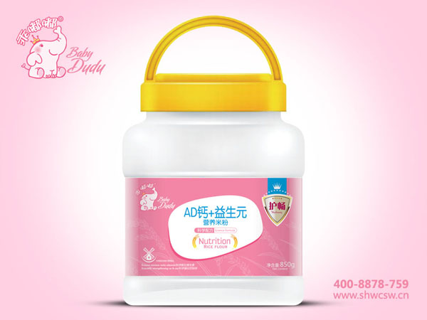 乖嘟嘟AD鈣益生元營養米粉850g