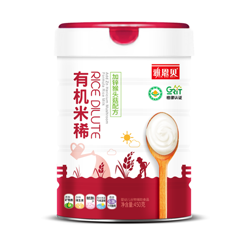 雅恩貝有機米稀(加鋅猴頭菇配方)