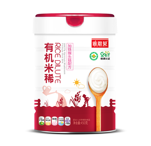 雅恩貝有機米稀(加鐵猴頭菇配方)