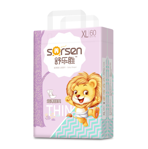舒樂勝超薄嬰兒紙尿片大包XL60