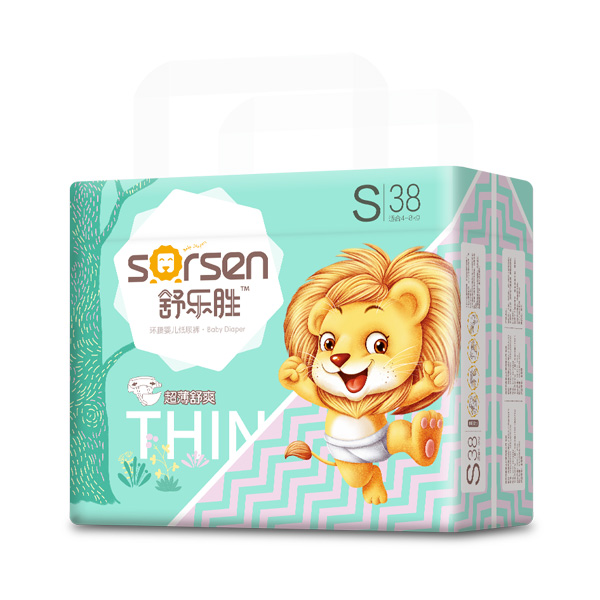 舒樂勝環腰嬰兒紙尿褲小包S38