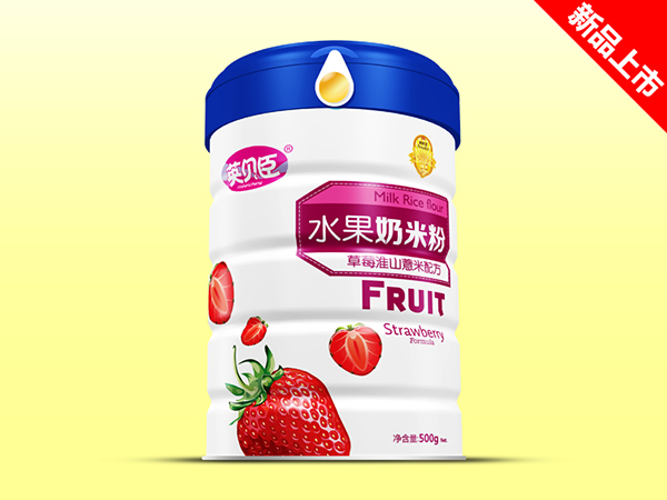 英貝臣水果奶米粉草莓淮山薏米