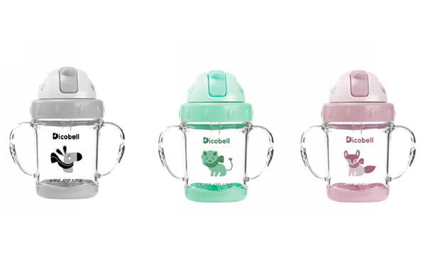 迪可貝兒180ML晶透不滴漏水杯