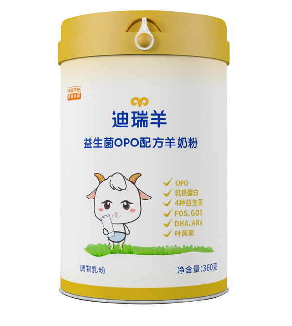 迪瑞羊益生菌OPO配方羊奶粉360g