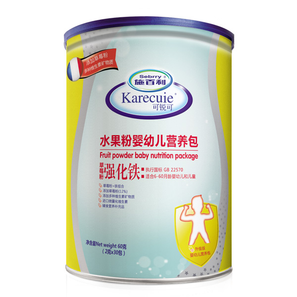 施百利水果粉嬰幼兒營養包(強化鐵)