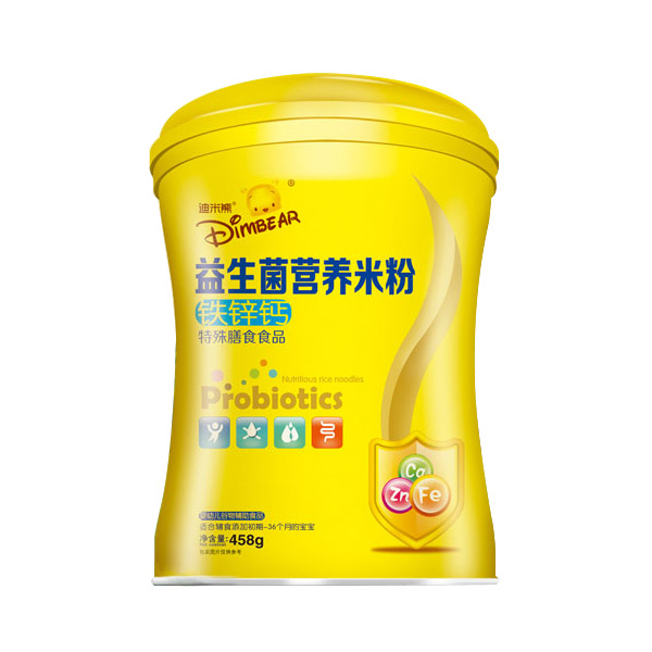 迪米熊益生菌營養米粉-鐵鋅鈣小蠻腰罐裝