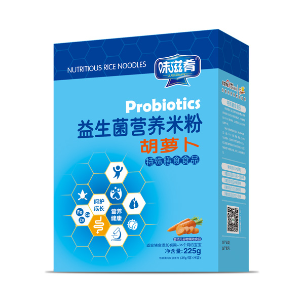 味滋肴益生菌營養米粉-胡蘿卜盒裝