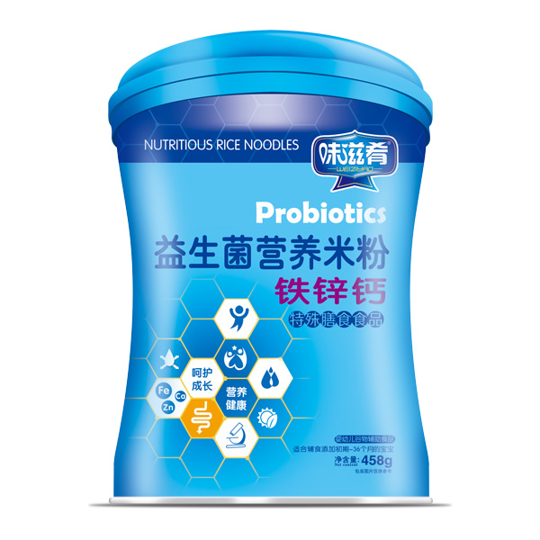 味滋肴益生菌營養米粉-鐵鋅鈣罐裝