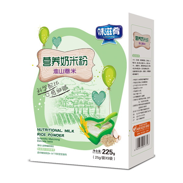 味滋肴營養奶米粉-淮山薏米盒裝