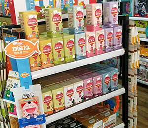 初拾光營養品店鋪終端展示