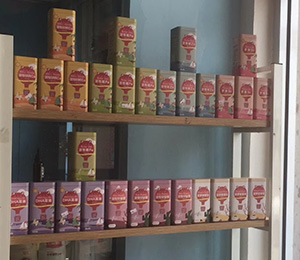 初拾光營養品店鋪終端展示