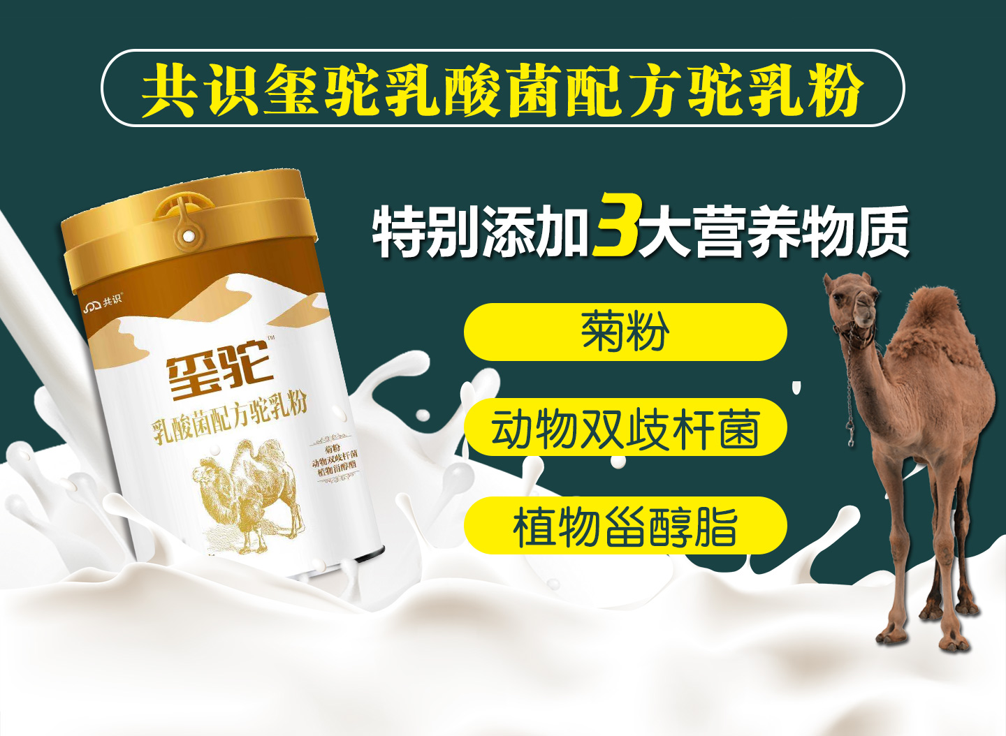 共識璽駝乳酸菌配方駝乳粉