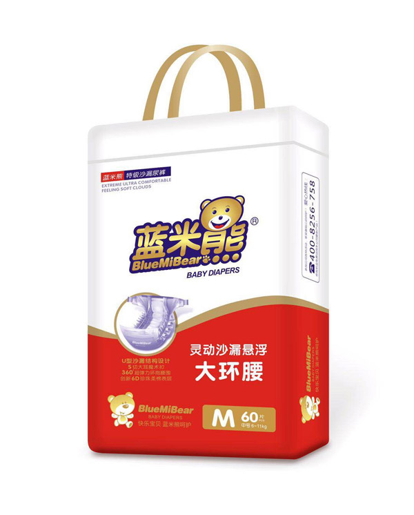 藍米熊靈動沙漏懸浮大環腰M60