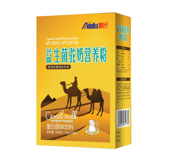 澳貝卡益生菌駝奶營養粉盒裝