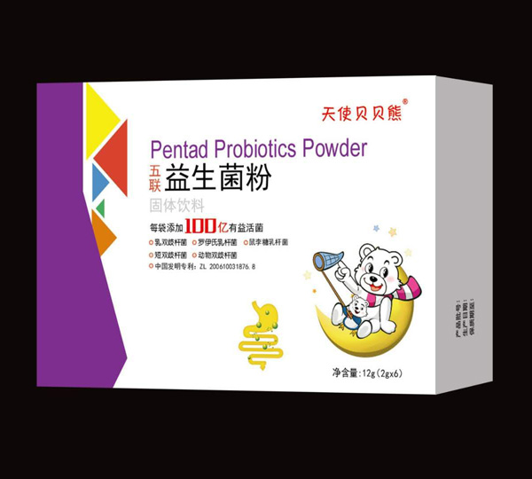 天使貝貝熊五聯益生菌粉