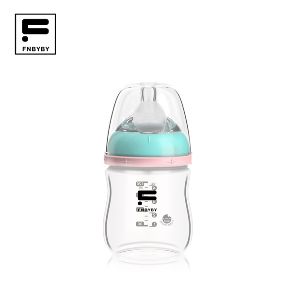 菲尼貝貝B8801“臻”悅吸初生兒防嗆玻璃奶瓶-120ml