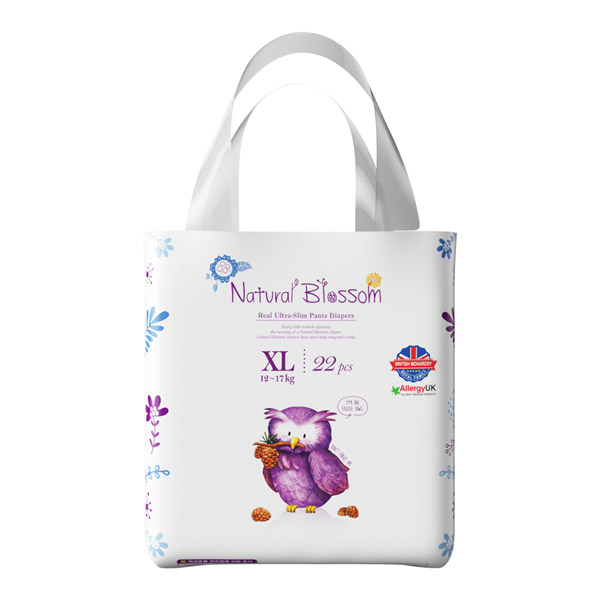 韓國自然花蕾嬰兒柔薄步步褲XL22