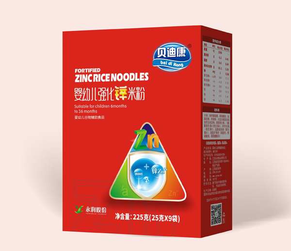 貝迪康嬰幼兒強化鋅米粉 盒裝