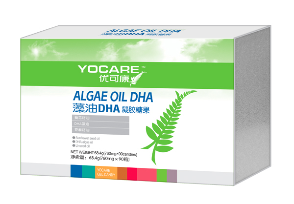 優(yōu)可康藻油DHA凝膠糖果 90粒裝