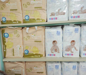 哈尼小象紙尿褲終端陳列11