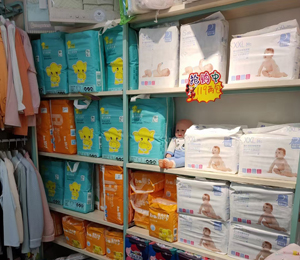 哈尼小象紙尿褲終端陳列13