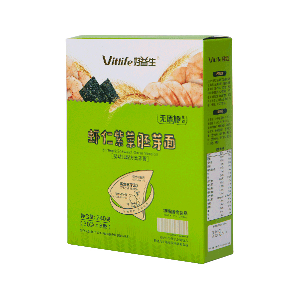 好益生蝦仁紫菜胚芽面(營養面)