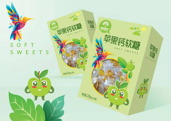 沃沃的春天蘋果鈣軟糖