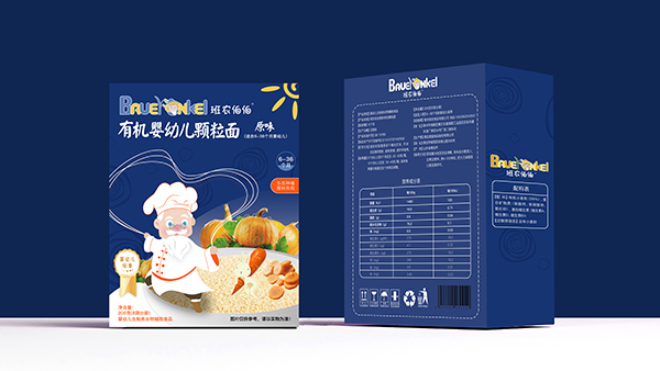 班農伯伯有機嬰幼兒顆粒面 原味