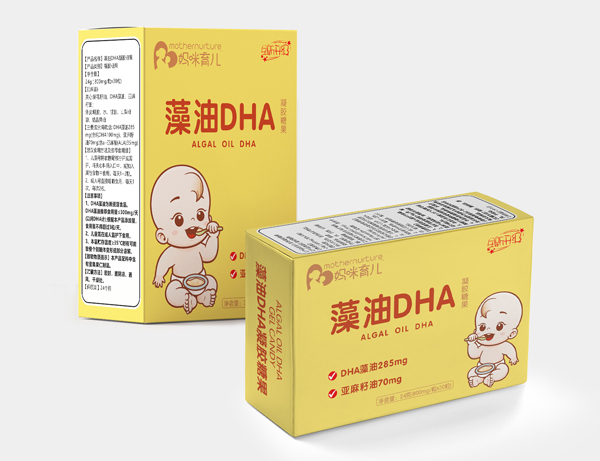 媽咪育兒藻油DHA凝膠糖果