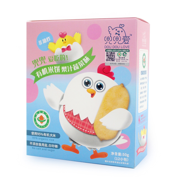 兜兜愛有機米餅 梨汁蔬菜味