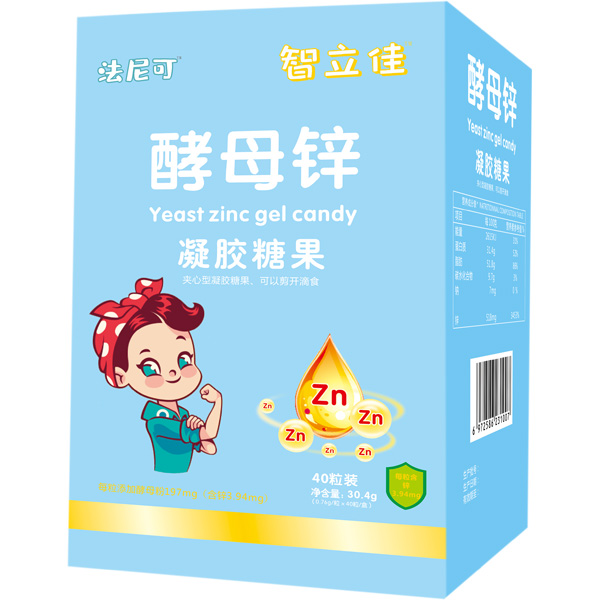 法尼可智立佳酵母鋅凝膠糖果