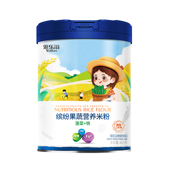 雅樂滋繽紛果蔬營養(yǎng)米粉 菠菜+鐵