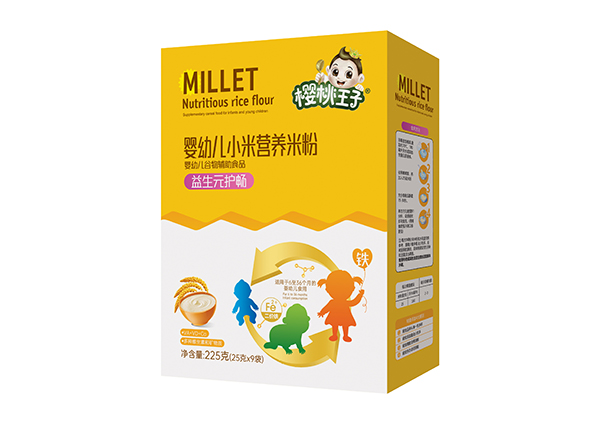 櫻桃王子嬰幼兒小米營養(yǎng)米粉 益生元護暢 盒裝 .jpg 櫻桃王子嬰幼兒小米營養(yǎng)米粉 益生元護暢 盒裝 .jpg