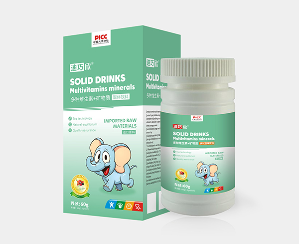 迪巧欣多種維生素+礦物質固體飲料