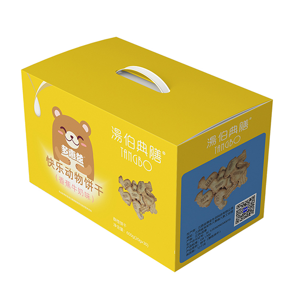 湯伯典膳快樂動物餅干(香蕉牛奶味)禮盒裝