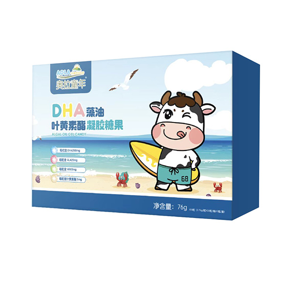 奧拉童年DHA藻油葉黃素酯凝膠糖果